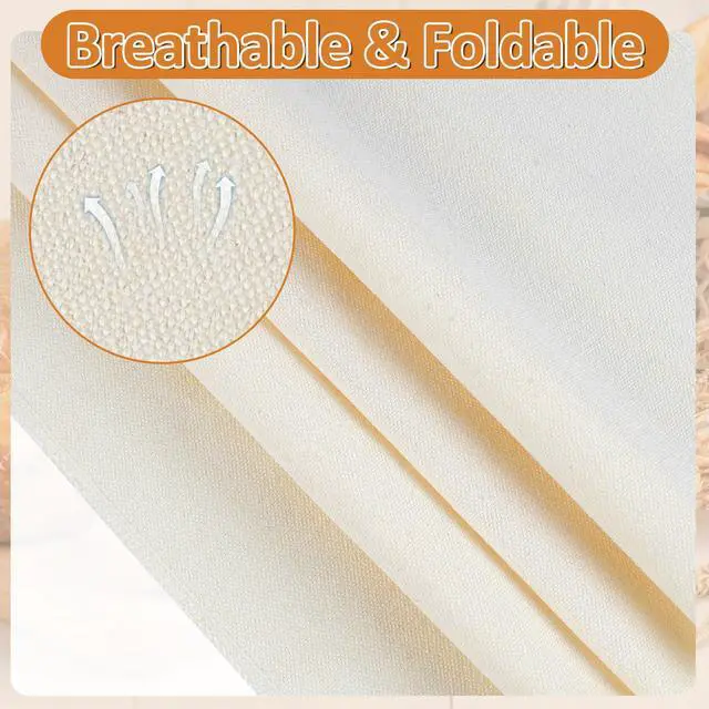 Alt view image 3 of 7 - Ninsula 4-Pack Tea Towels for Baking Yeast, 14x18.8 Inches Reusable Thick Bread Cloth for Proofing, Bread Dough, Pastries