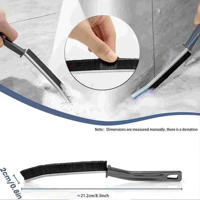 Alt view image 6 of 6 - Gap Cleaning Brush Tool Kit - Small Disposable Toilet Brush, Deep Cleaning Brush, Shower Nozzle Anti-Clog & Pore Gap Cleaner for Stove, Hard-to-Reach Areas