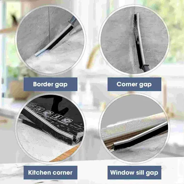 Alt view image 4 of 6 - Gap Cleaning Brush Tool Kit - Small Disposable Toilet Brush, Deep Cleaning Brush, Shower Nozzle Anti-Clog & Pore Gap Cleaner for Stove, Hard-to-Reach Areas