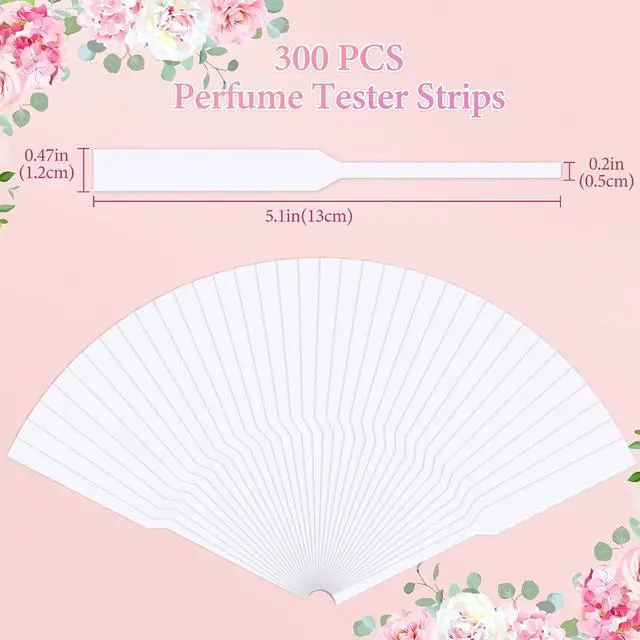 Alt view image 3 of 7 - Ninsula 300P Perfume Test Strips, Disposable, for Essential Oils, Fragrances, Diffusers, Aromatherapy Testing