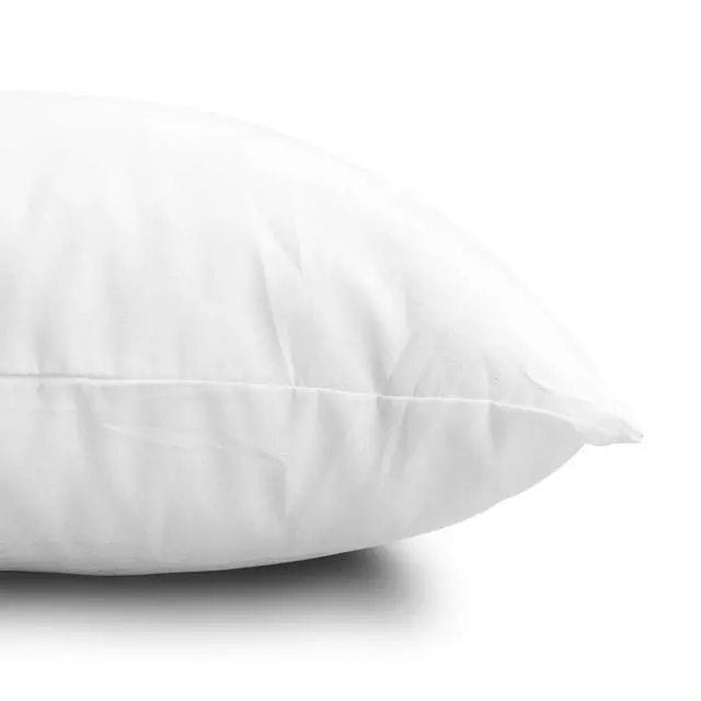 Alt view image 2 of 7 - EDOW Decorative Pillow Insert & Cover, Lightweight Soft Polyester Down Alternative, Machine Washable, White, 45.72cm x 45.72cm