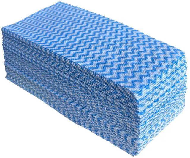 Main image of Disposable Cleaning Cloths, Multi-Purpose Heavy Duty Kitchen Dish Cloths, 7.8 x 15.7 Inches, 50 Count, Blue