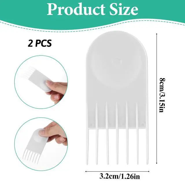 Alt view image 6 of 7 - 2-Piece Vegetable Chopper Cleaning Brush & Comb for Fullstar Vegetable Chopper, Vidalia Chop Wizard