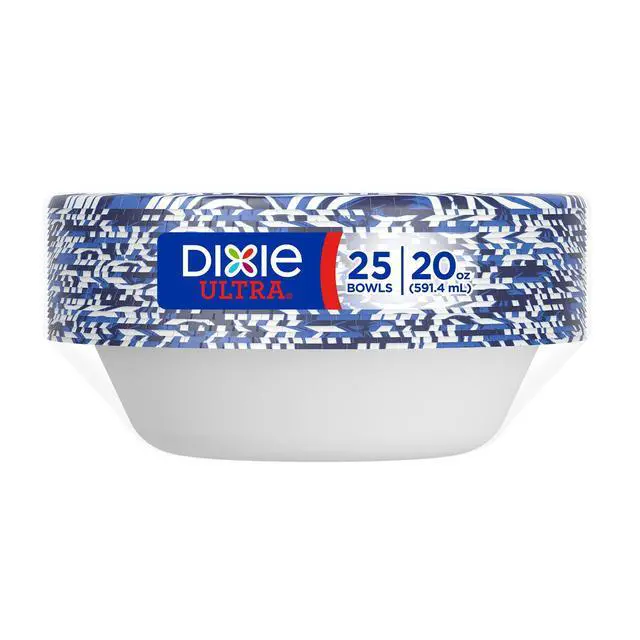 Alt view image 3 of 7 - Dixie Ultra Large Paper Bowls 20oz, 25 CT