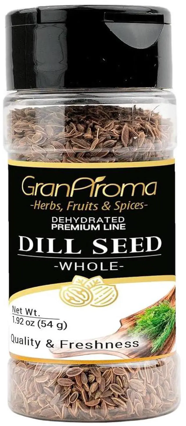 Main image of GranAroma Whole Dill Seeds (2oz), Bright Flavor, Pickling & Brining, Versatile Ingredient