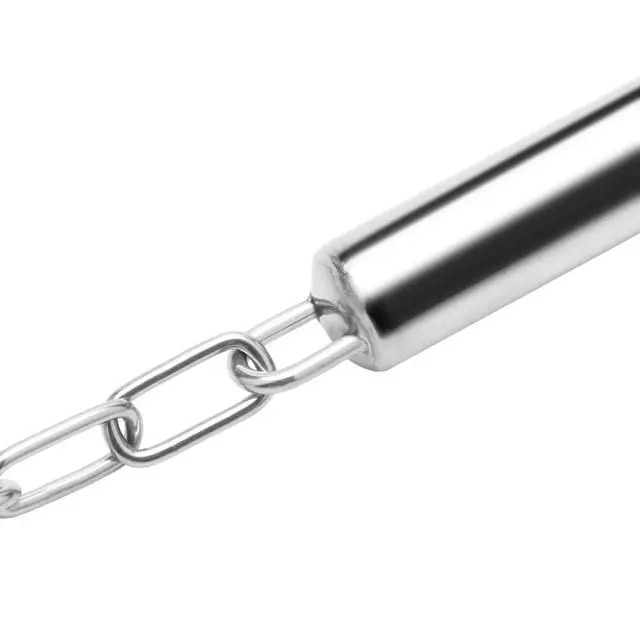 Alt view image 5 of 7 - Wontee Stainless Steel Hanging Bell Bite Toy for Bird Cage Parrot Parakeet Budgie Cockatiel Conure African Greys (S)