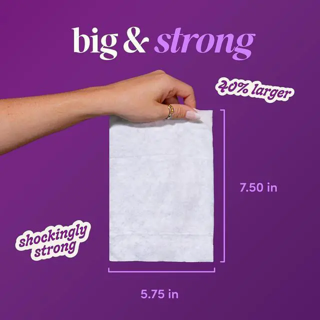 Alt view image 6 of 6 - Goodwipes Flushable Wipes Lavender, Individually Wrapped, Travel Size, pH Balanced for Feminine Hygiene, 32 Count (1 Pack)