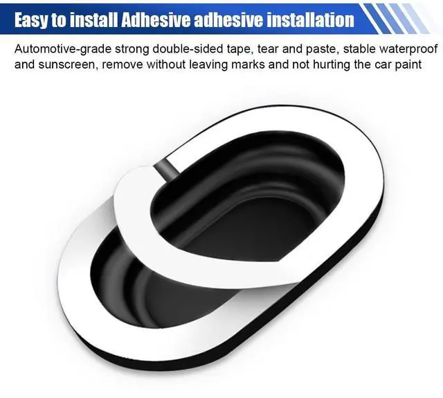 Alt view image 4 of 6 - 16PCS Silicone Car Door Shock Absorber Anti-Collision Soundproof Crash Pad Self-Adhesive Buffer Pad for Cars SUV Truck