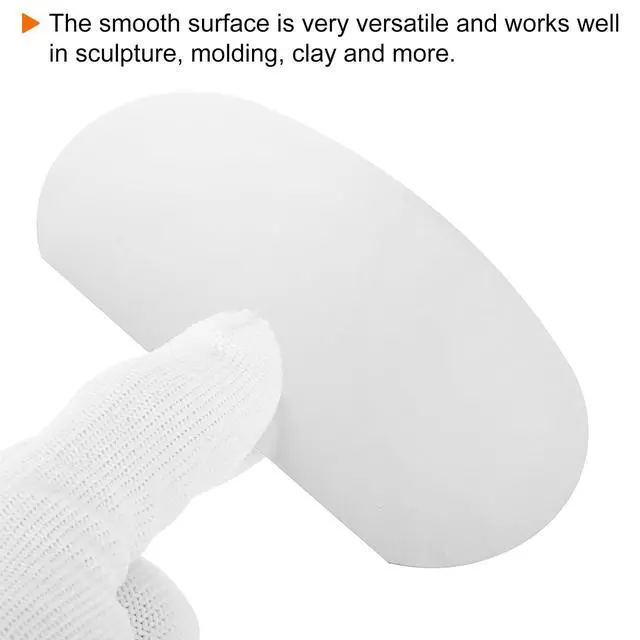 Alt view image 4 of 6 - HARFINGTON 2pcs Stainless Steel Clay Scraper, Pottery Sculpture Smooth Scraper Tool for Ceramic DIY