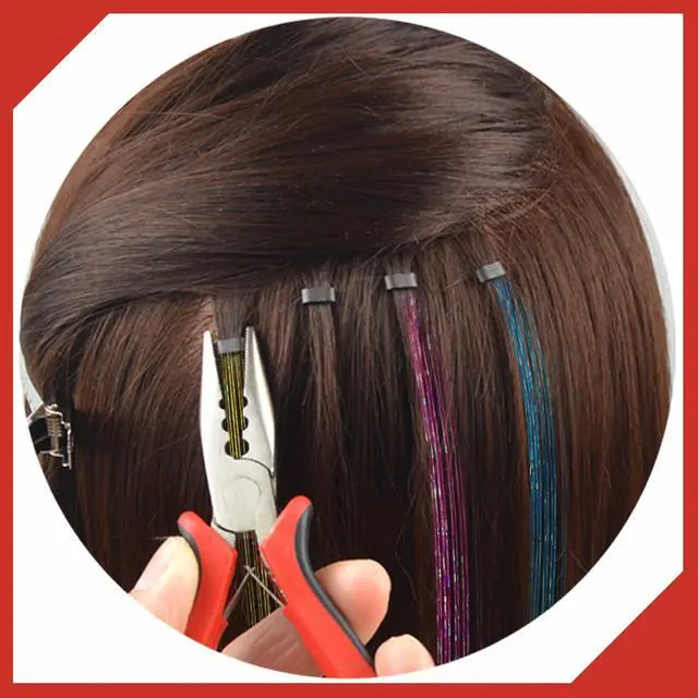 Alt view image 3 of 6 - Micro Nano Ring Hair Extensions Pliers 3 Holes Mini Opener Removal Tool