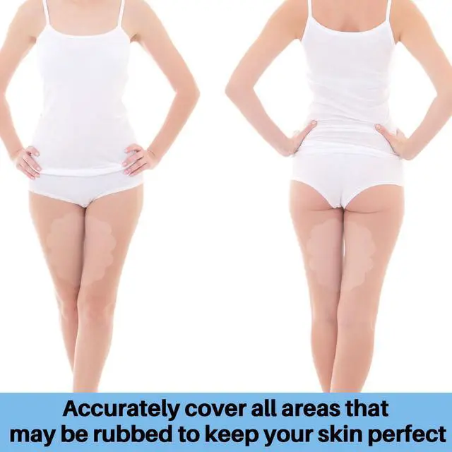 Alt view image 2 of 6 - Timgle 30 Pcs Thigh Lift Tape for Loose Skin Cellulite - Invisible Anti-Friction Lifting Patch for Sagging Skin, Transparent Anti-Chafing for Daily Use