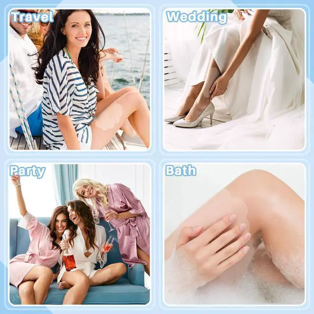 Alt view image 3 of 6 - Timgle 30 Pcs Thigh Lift Tape for Loose Skin Cellulite - Invisible Anti-Friction Lifting Patch for Sagging Skin, Transparent Anti-Chafing for Daily Use