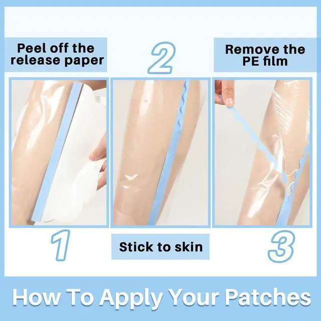 Alt view image 6 of 6 - Timgle 30 Pcs Thigh Lift Tape for Loose Skin Cellulite - Invisible Anti-Friction Lifting Patch for Sagging Skin, Transparent Anti-Chafing for Daily Use