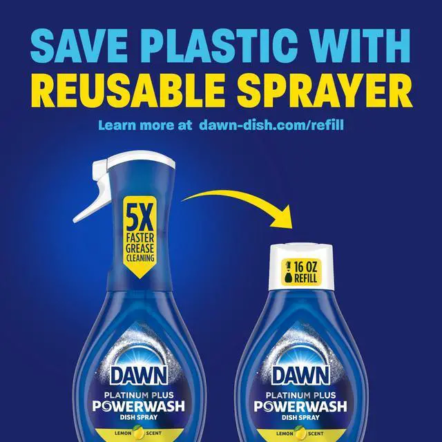 Alt view image 7 of 7 - Dawn Powerwash Lemon Dish Spray Starter Kit, 16 Fl Oz
