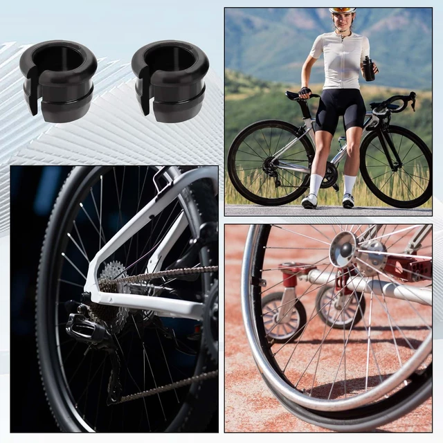 Alt view image 5 of 7 - 10 Pack Wheels Manufacturing Presta Valve Saver Rim Adapters, Presta Valve Adaptor, Bike Valve Stem Grommets