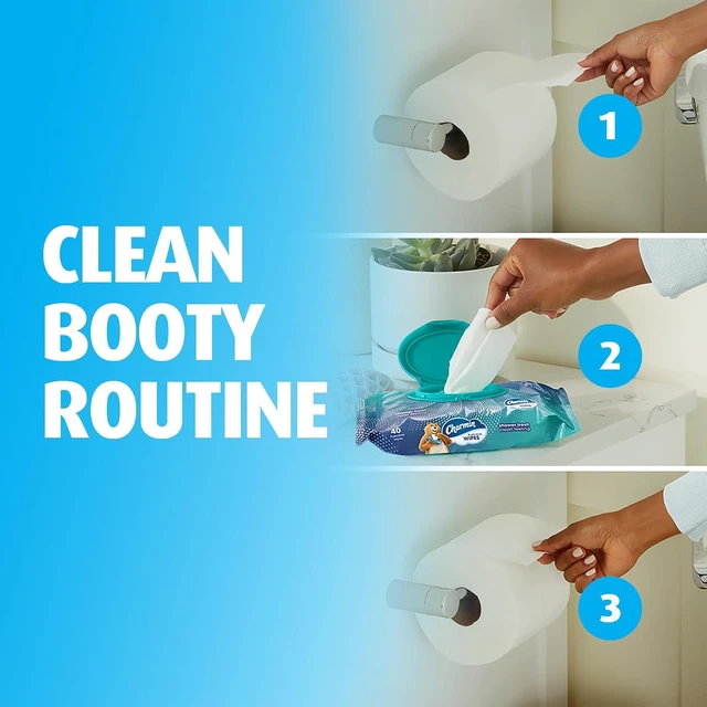 Alt view image 2 of 7 - Charmin Flushable Wipes, 160 Count (4 Packs of 40)