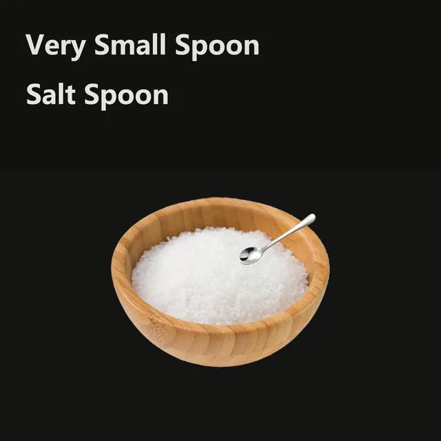 Alt view image 7 of 7 - Mini Stainless Steel Spoons for Spices, 4-Pack, 2.87", Silver