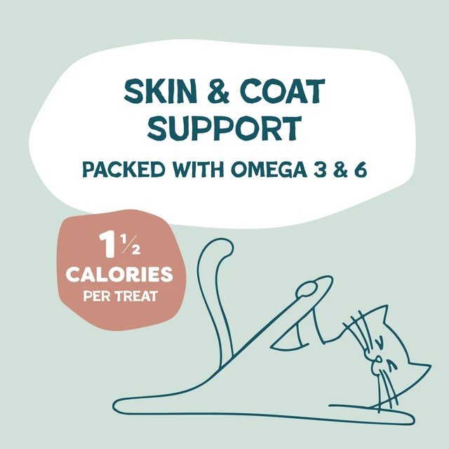 Alt view image 5 of 6 - Shameless Pets Crunchy Cat Treats, Skin & Coat Support, Real Salmon, Natural Ingredients, Yam Good Salmon Flavor, 1-Pack