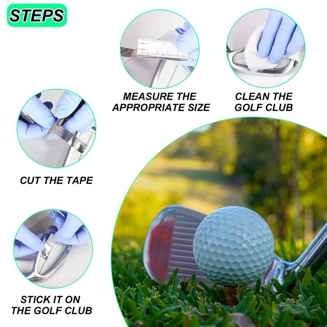 Alt view image 6 of 7 - Tinoaly Self-Adhesive High Density Weighted Golf Tape, 39.4in, for Tennis Rackets & Golf Clubs