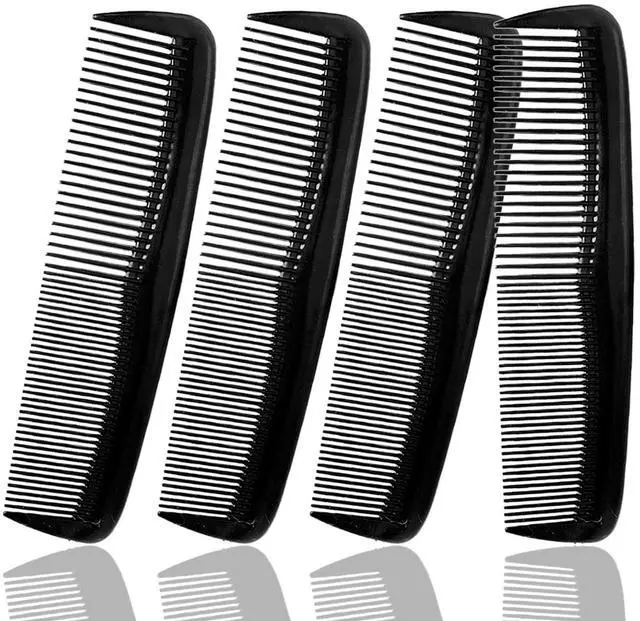 Main image of Soft 'N Style Hair Care 4-Pack Comb, Not Breakable, Men's Fine Tooth Comb