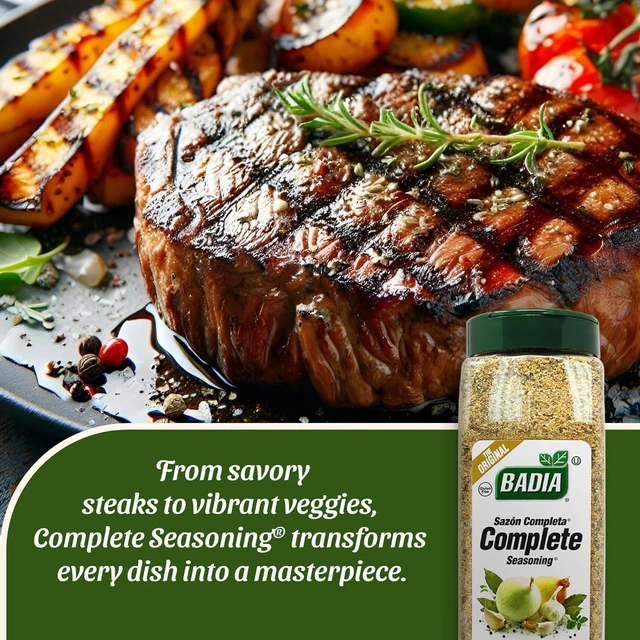 Alt view image 4 of 6 - Badia Complete Seasoning 28oz - All-Purpose Spice Blend of Garlic, Onion, Salt, Pepper, Herbs & Spices, Savory Signature Blend