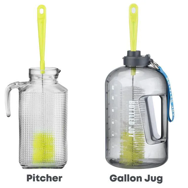 Alt view image 5 of 7 - ALINK 16Inch Bottle Brush Cleaner for Wine, Beer, Sport Water Bottles, Thermos, Glass, Hummingbird Feeder and Long Narrow Neck Bottles