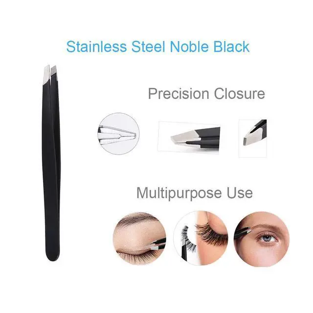 Alt view image 5 of 7 - 5-in-1 Professional Eyebrow Grooming Kit for Women and Men - Includes Brow Razors, Brush, Scissors, Slant Tweezers