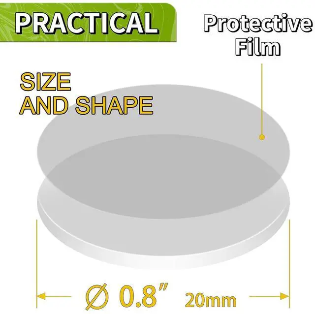 Alt view image 2 of 7 - Piteno 350Pcs Double Sided Adhesive Dots, 0.8" (20mm) Clear Removable Sticky Mounting Putty, Waterproof No Trace for Poster, Picture, Festival Decoration, Museum