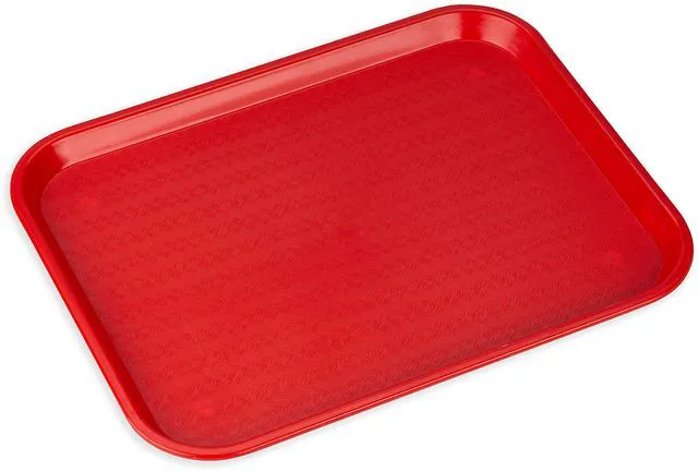 Main image of Carlisle Cafe Tray 14x18 Red 1 Ct