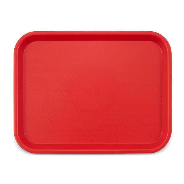 Alt view image 6 of 6 - Carlisle Cafe Tray 14x18 Red 1 Ct