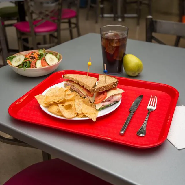 Alt view image 5 of 6 - Carlisle Cafe Tray 14x18 Red 1 Ct