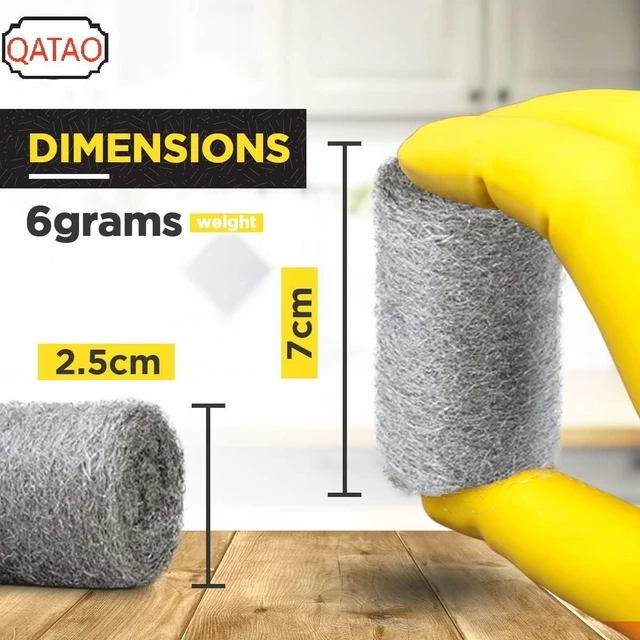 Alt view image 7 of 7 - 0000 Stainless Steel Wool 24-Pack Fine Grade - Mice Control, Rodent Proofing & Home Protection, Filling Holes, Gaps, Wood & Metal Surfaces