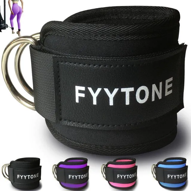 Main image of Ankle Strap (Pair) for Cable Machine, Kickbacks, Leg Extensions, Lower Body Exercises, Glute Workouts, Booty Hip Abductor Exercises, Home & Gym