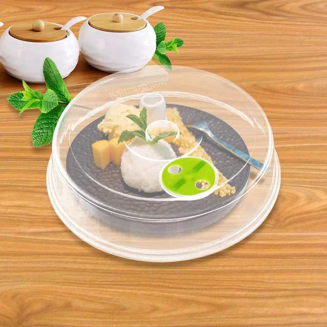 Alt view image 5 of 7 - 5 Microwave Plate Covers with Adjustable Steam Vents, Splatter Covers, Mixed Sizes for Large and Small Plates and Bowls