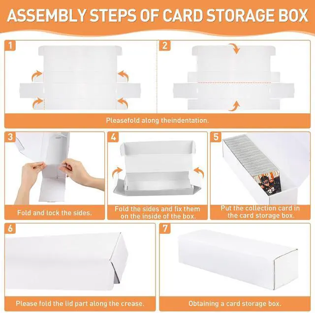Alt view image 4 of 7 - 2-Pack 1000 Count 14.4-Inch Horizontal Card Storage Box for TCG, MTG, Sports Cards