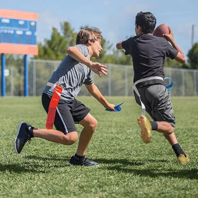 Alt view image 6 of 7 - DkOvn Easy Tear Away Flag Football Belts for Youths and Adult Players
