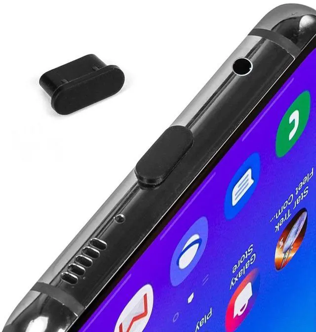 Alt view image 6 of 6 - USB-C Dust Plug Charger Port Protector, 10-Pack Type-C Dust Cover for iPhone 17/16/15 Pro Max, Samsung Galaxy S26/S24/S23/S22 Ultra/S21, All USB-C Devices & MacBook Lapto