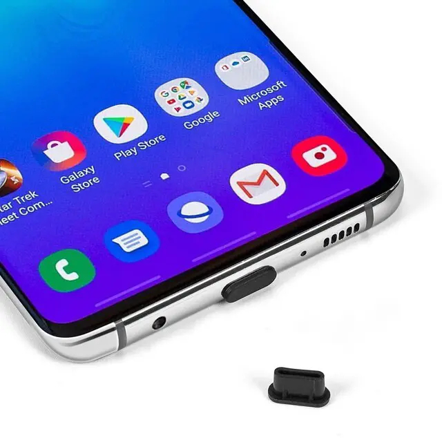 Alt view image 4 of 6 - USB-C Dust Plug Charger Port Protector, 10-Pack Type-C Dust Cover for iPhone 17/16/15 Pro Max, Samsung Galaxy S26/S24/S23/S22 Ultra/S21, All USB-C Devices & MacBook Lapto
