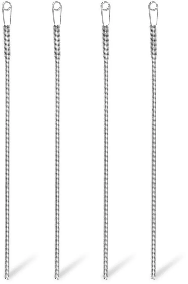 Main image of Spring Cord Lace Threader, 4-Pack Elastic Drawstring Puller Tool for DIY Hoodie Sweatpants Shorts Jacket Coat