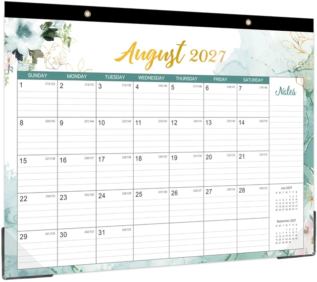 Main image of 2026-2027 18-Month Desktop/Wall Calendar, July 2026 to December 2027, 14.6 x 11.5 Inches, Family Monthly Calendar for Office or School