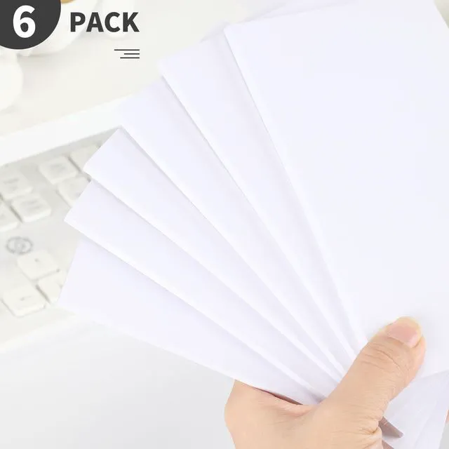 Alt view image 6 of 6 - QiCheng Memo Pad 4x6 Inches 50 Sheets Scratch Pad Blank Writing Notepad (6 Pack)