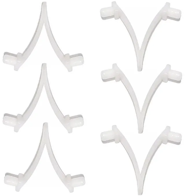 Main image of ATIE Butterfly Pool Clip, 6-Pack Attachment Clips for Pool Brush, Skimmer, Vacuum, Mini Jet Vac, Telescopic Pole