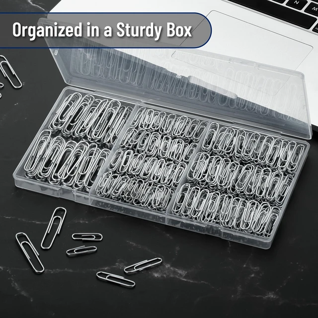 Alt view image 6 of 6 - Mr. Pen Silver Paper Clips, 450pcs, 1", 1-1/4", 2"