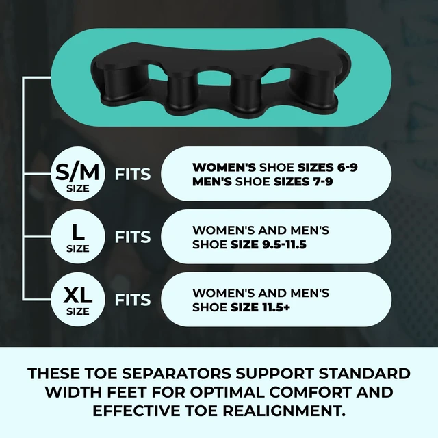 Alt view image 4 of 6 - VYCE PrimalStep Toe Separators, S/M