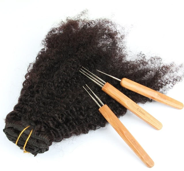 Alt view image 3 of 4 - 5mm Dreadlock Crochet Hooks for Hair 3 Pcs