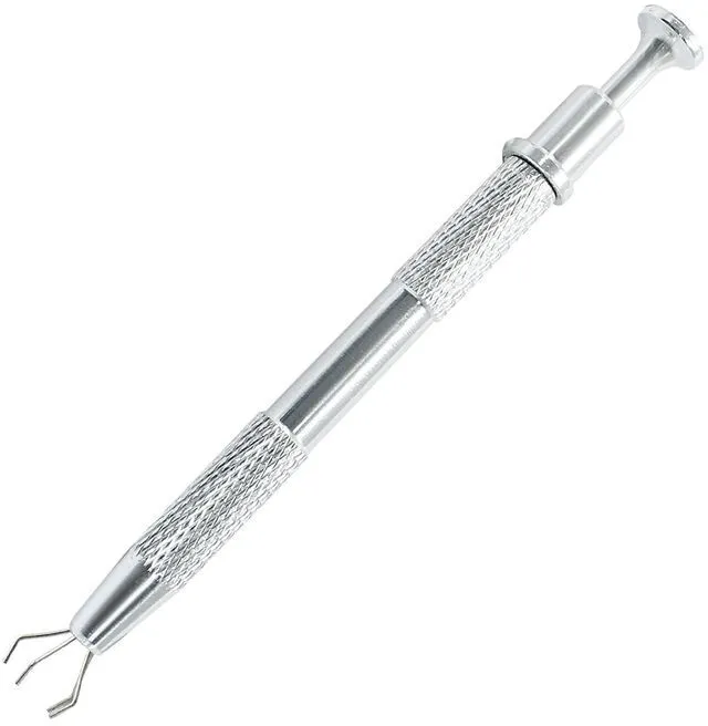 Main image of Hordion 4-Claw Pick Up Tool, Stainless Steel, Silver