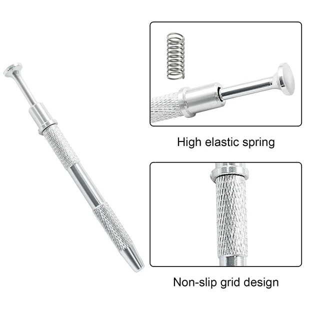 Alt view image 2 of 5 - Hordion 4-Claw Pick Up Tool, Stainless Steel, Silver