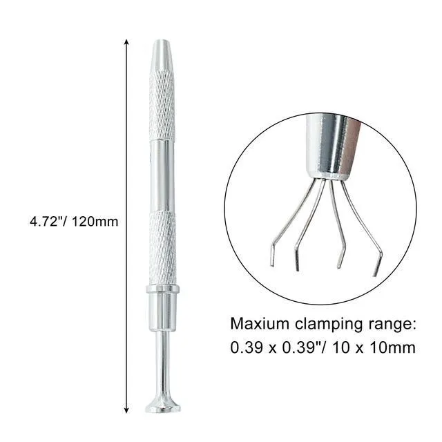 Alt view image 4 of 5 - Hordion 4-Claw Pick Up Tool, Stainless Steel, Silver