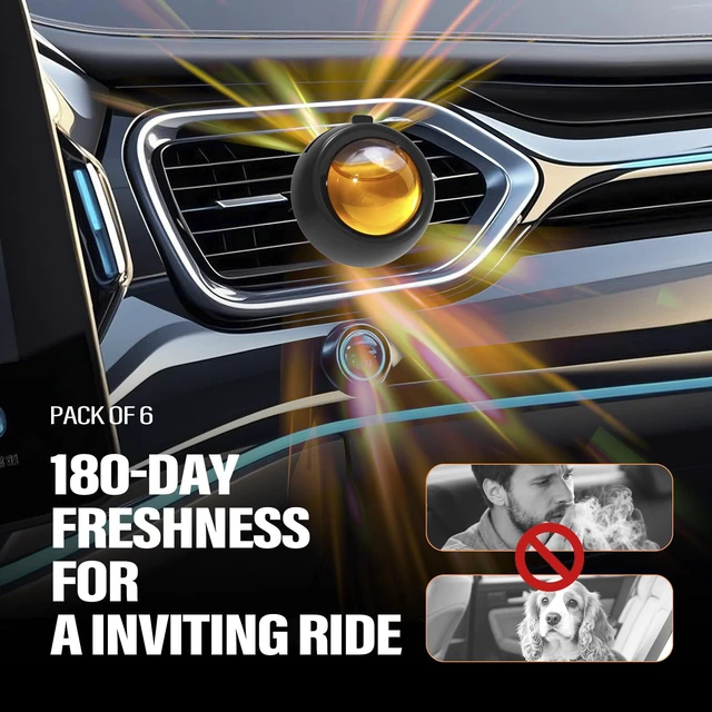 Alt view image 3 of 7 - Car Air Freshener Vent Clips, Hawaiian, 6 Pack, Long-Lasting Up to 180 Days