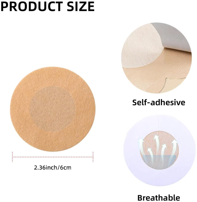 Alt view image 3 of 6 - WLLHYF 40 Pieces Disposable Self-adhesive Invisible Nipple Covers Petals Breast Pasties